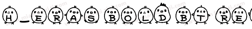 H_Eras Bold BT Regular字体转换